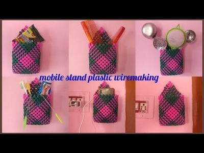 Mobile stand plastic wire koodai full video tutorial basic for beginners