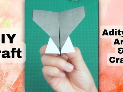 Paper Airplane that will fly. How to make a paper airplane  #YoutubeShorts #YTshorts #viralcraft