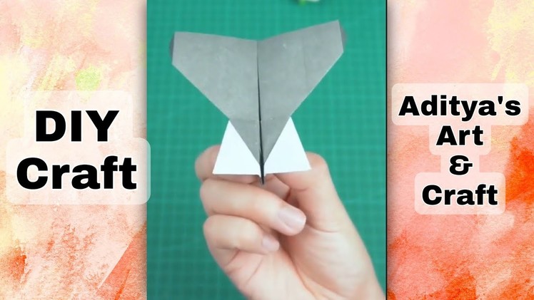 Paper Airplane that will fly. How to make a paper airplane  #YoutubeShorts #YTshorts #viralcraft