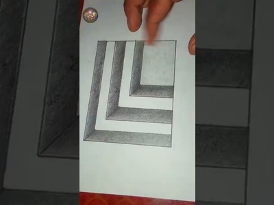 Shorts video, amazing drawing | apsara Pencil drawing , how to draw 3d hole degine  | art sk easy