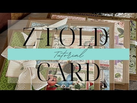 Z-Fold Closure Card Tutorial - Card Kit Vol 01 2022