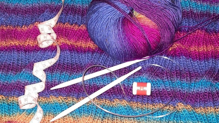 Babydecke stricken, einfaches modernes Muster mit Happy Sheep Magic Socks Wool, gekauft bei Hobbii