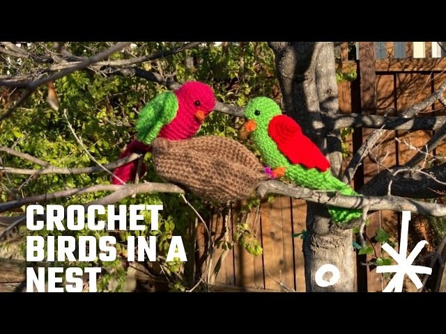 Crochet Birds in a Nest| Amigurumi Free Pattern| Heart and Craft