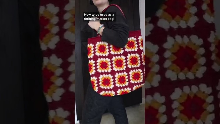 Custom Crochet Tote Bag - #Short
