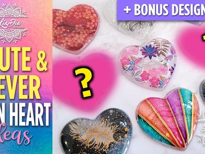 CUTE and CLEVER DIY Ideas for Epoxy Resin Heart Charms????  Pocket Hugs, Magnets, Keychains & Jewelry
