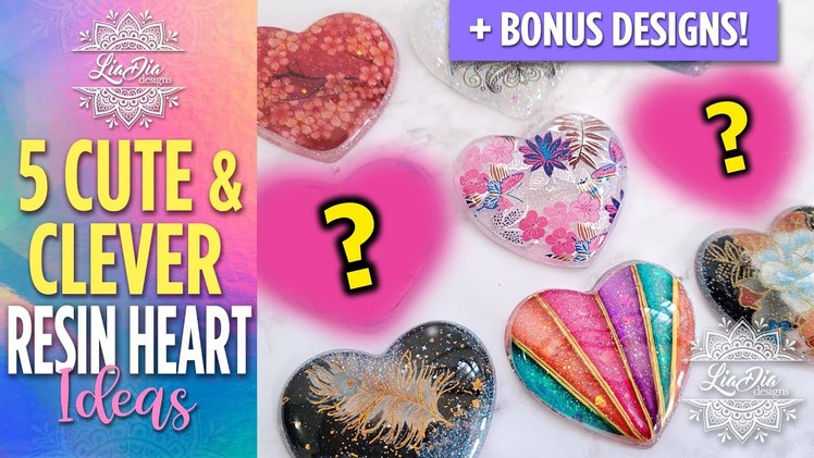 CUTE and CLEVER DIY Ideas for Epoxy Resin Heart Charms????  Pocket Hugs, Magnets, Keychains & Jewelry
