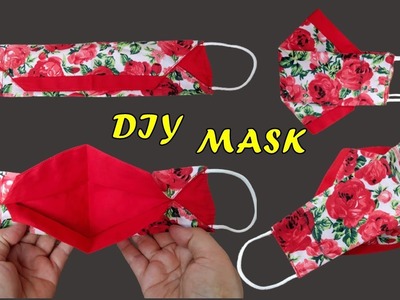 DIY 3D Face Mask Sewing Tutorial | How to make 3D Mask | Sewing tutorial | Diy Simple Face Mask