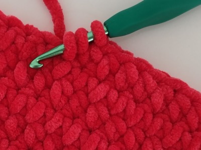 Easy and Quick crochet velvet baby blanket pattern for beginners ~ Crochet Blanket Knitting Pattern