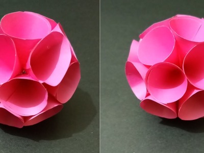 Easy paper flower | flower ball | simple and easy Diy | Let's try ARTS