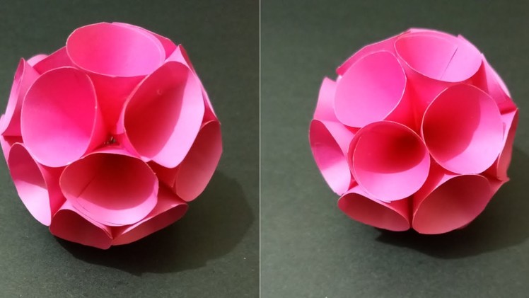 Easy paper flower | flower ball | simple and easy Diy | Let's try ARTS