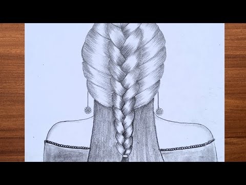 Easy way to draw a girl with beautiful hairstyle |Pencildraw |Inspired ...