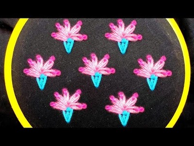Hand Embroidery Tutorial For Beginners, All Over Embroidery Design, #shorts #handembroidery