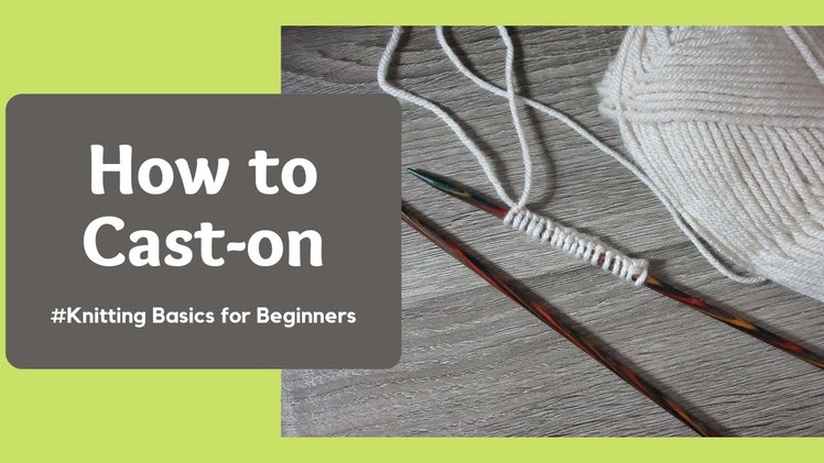 How to Cast-On in Knitting | Knitting Basics for Beginners in Tamil | How to make a Slip knot