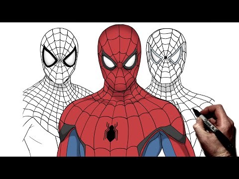 How To Draw 3 Spidermen | Step By Step | No Way Home