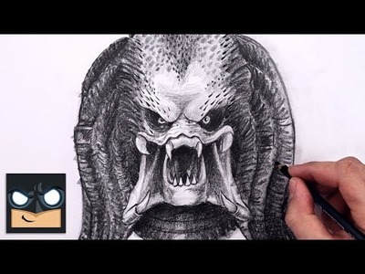 How To Draw The Predator | Sketch Tutorial (Step by Step)