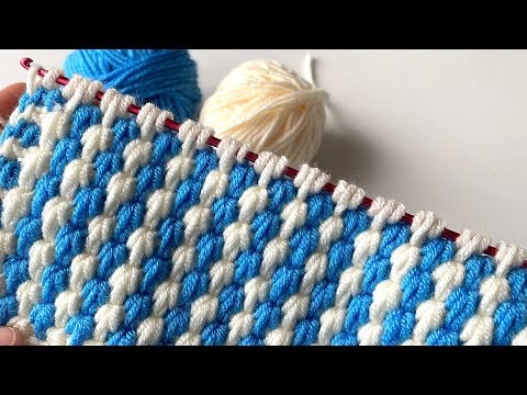How to knit for beginners. tunisian crochet. crochet blanket models. wool sweater design