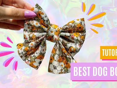 HOW TO MAKE A DOG BOW TIE ???? | TUTORIAL | SAILOR BOW TIE | INSTAGRAM DOG