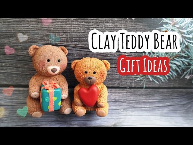 How to make a Teddy Bear at home | Valentine's Day Craft | Clay Craft Ideas