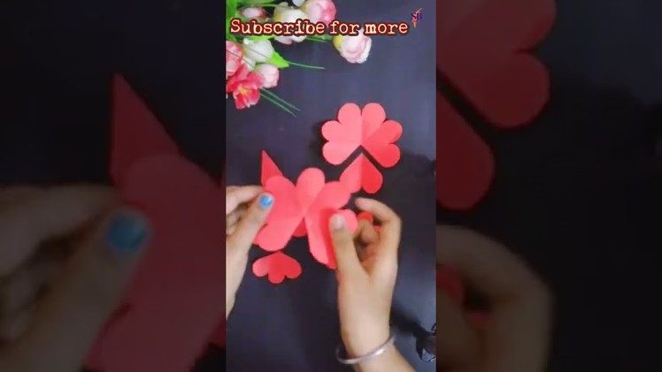 How To Make Beautiful Paper Flower I Diy Paper Flower I SB Creative World #Shorts#youtubeshorts
