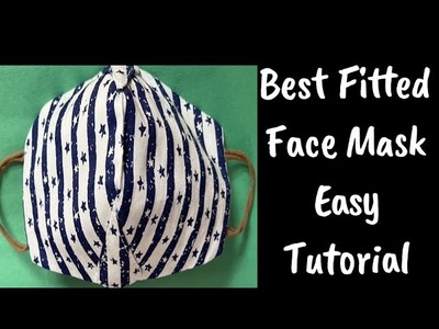How To Make Your Own N95 Face Mask Cover Can Be Wear 2 Ways Easy Step By Step (Favorite Mask # 20)