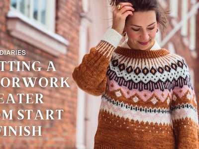 Knitting and Designing a Colorwork Sweater From Start to Finish