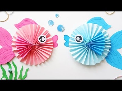 Moving Fish Paper Craft  | Easy Origami | DIY