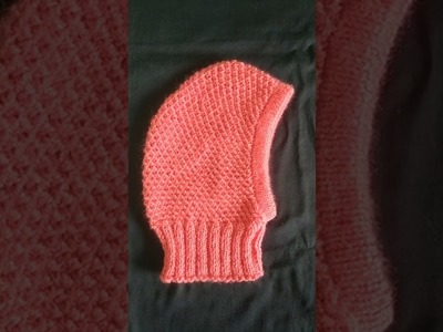 New knitting baby cap. topi design