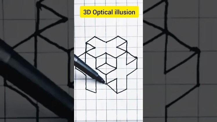 Optical illusions Drawings | 3D Drawing Easy | how to draw optical illusions #3ddrawing #howtodraw