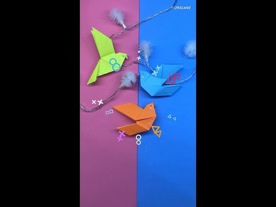 Origami birds #shorts #origami #craft #diy
