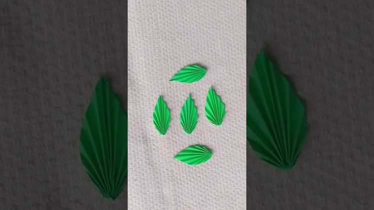 Paper leaf craft | DIY paper leaf