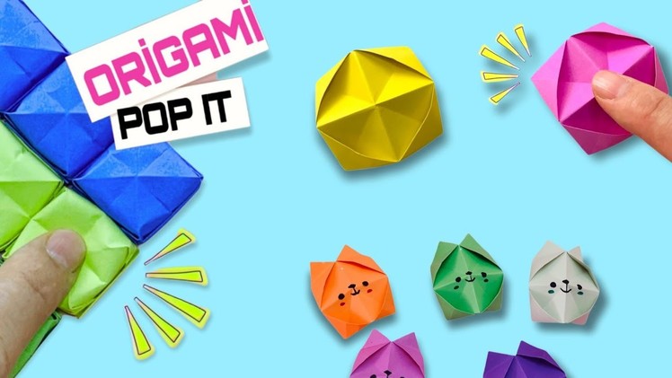 Popit Yapımı | Origami Pop it Yapımı | Fidget Yapımı ????