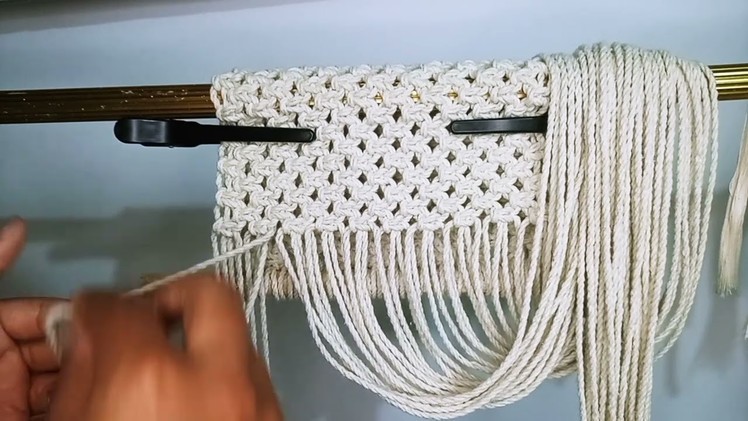 TUTORIAL MINI TAPIZ MACRAMÉ