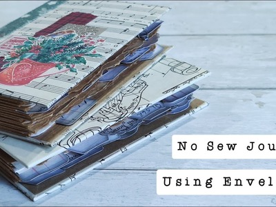 Tutorial ~ No Sew journal ~ Using Envelopes