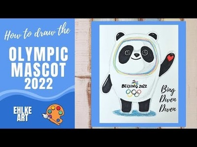 Winter Olympic Mascot 2022 - DRAW Bing Dwen Dwen