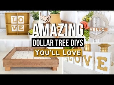 $1 Home Decor Ideas | Easy Dollar Tree DIYS You Need To Try