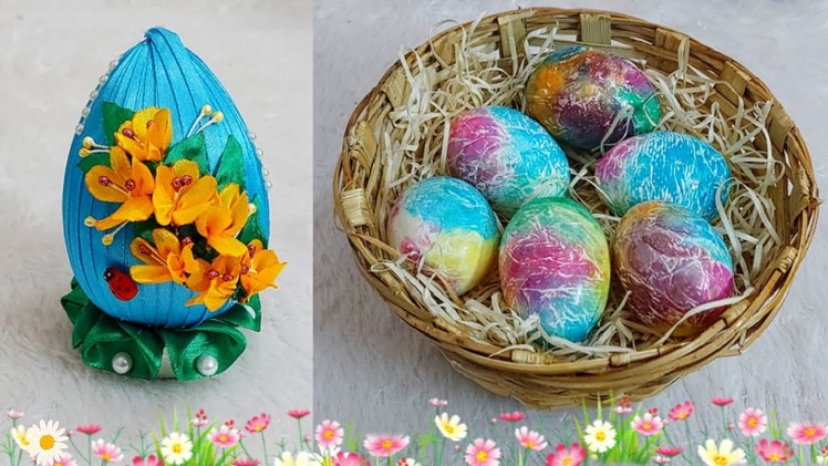 2 Budget friendly spring.Easter egg decoration idea with simple materials | DIY Easter craft idea ????7