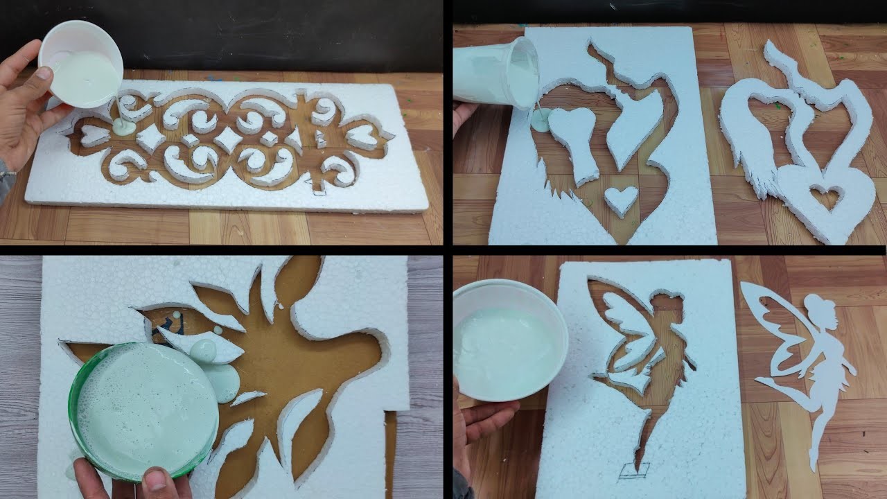 White Cement Craft Ideas