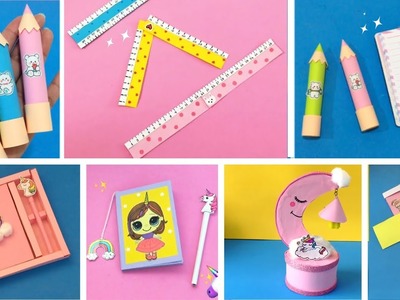 7 Easy Paper Crafts. School Craft Ideas. DIY Craft. Origami. Paper Mini gift Idea. Girl crafts