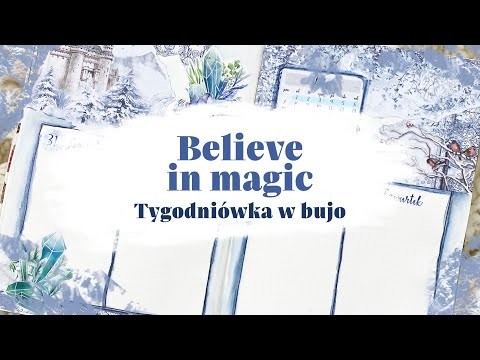 ✨BELIEVE IN MAGIC✨ | Pierwszy tydzień lutego w bullet journal | Weekly plan with me