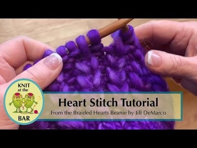 Braided Hearts Beanie Heart Stitch Tutorial