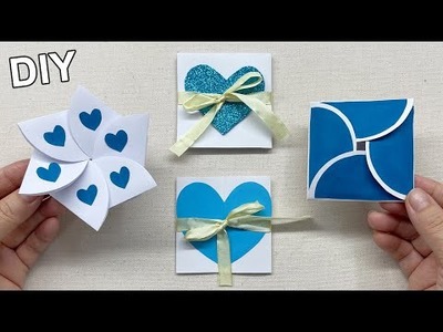 Cách làm thiệp Valentine's Day đơn giản | How to make cards for Scrapbook | Liam Channel