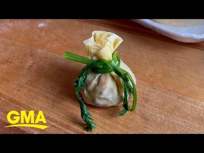Celebrate Lunar New Year with these money bag dumplings that represent good fortune l GMA