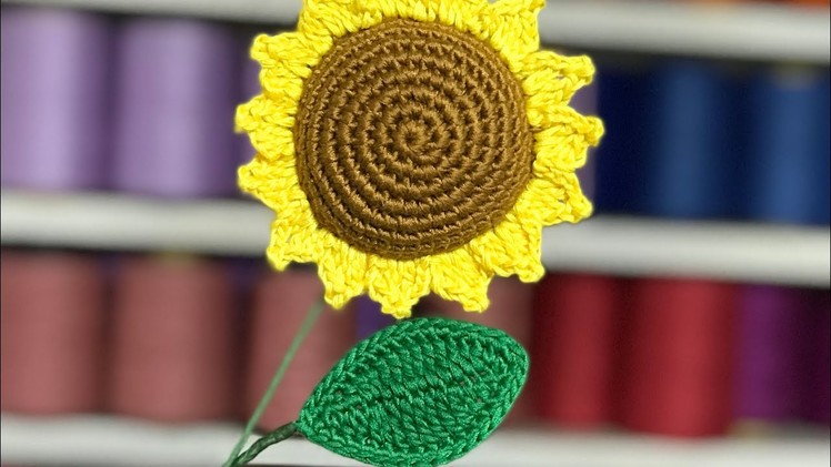 Crochet Sunflower tutorial(beginner)