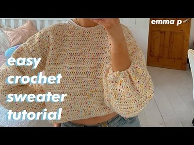 Crochet Sweater Tutorial | DIY