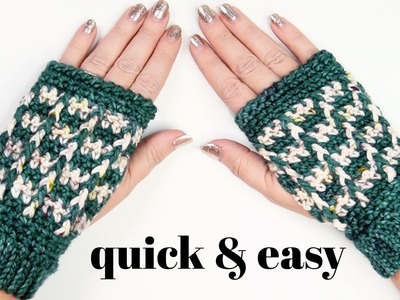 Crochet Wrist Warmers | FAST and EASY suitable for beginners