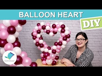 DIY Balloon Heart Centerpiece