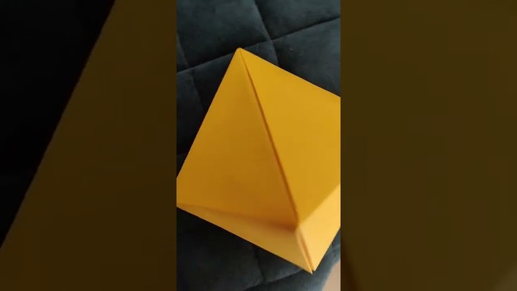 DIY Origami Pyramid | 3D Origami | Paper Pyramid | Easy Origami | Art and Craft