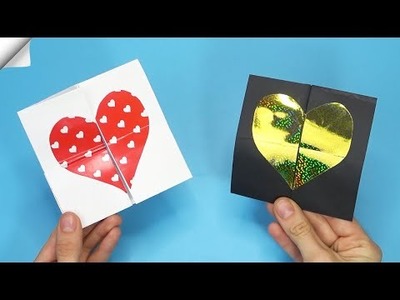 Easy paper crafts - Endless card - Valentine's day easy crafts
