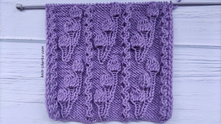 Fancy Stitch Knitting Pattern | Fantasiemuster stricken | Punto fantasia ai ferri | Punto fantasía