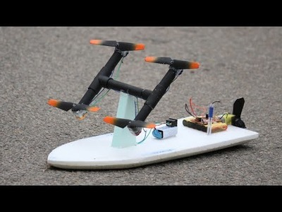 How To Make a Boat Drone Boat - Amazing DIY Toys